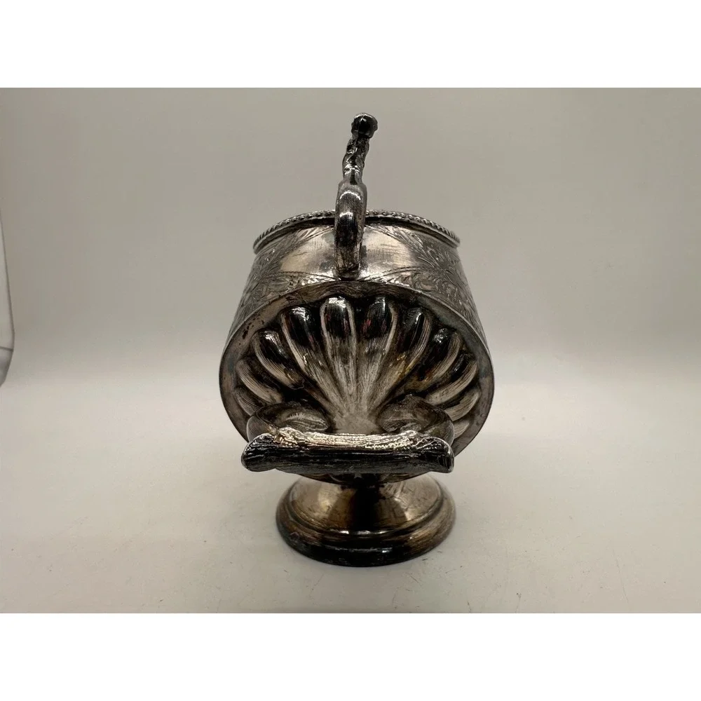 Antique Harrison Fisher HF & Co EPBM Silver Plate Sugar Scuttle No Scoop 957